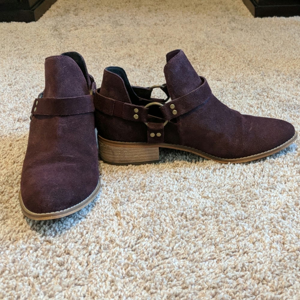 Burgundy Booties